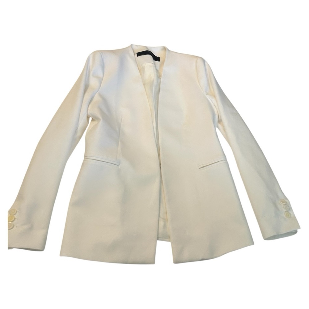 Zara White Blazer